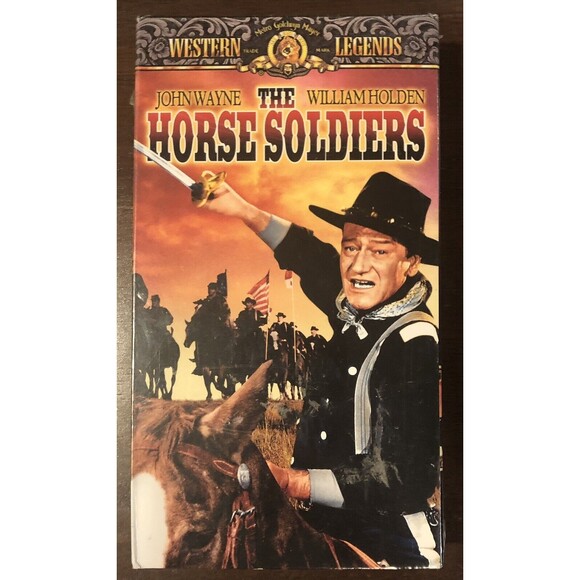 The Horse Soldiers VHS Movie John Wayne William Holden 1959 Western Legends - Picture 1 of 4